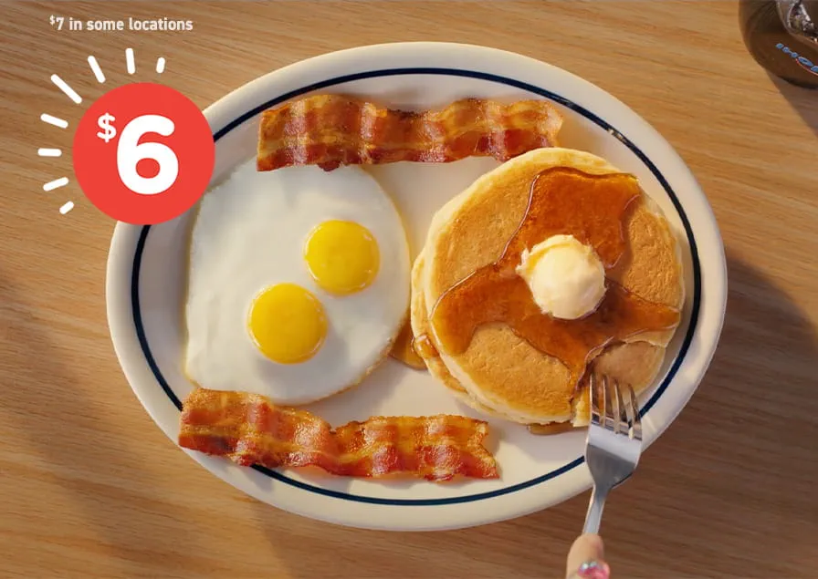 IHOP $6 Value Menu