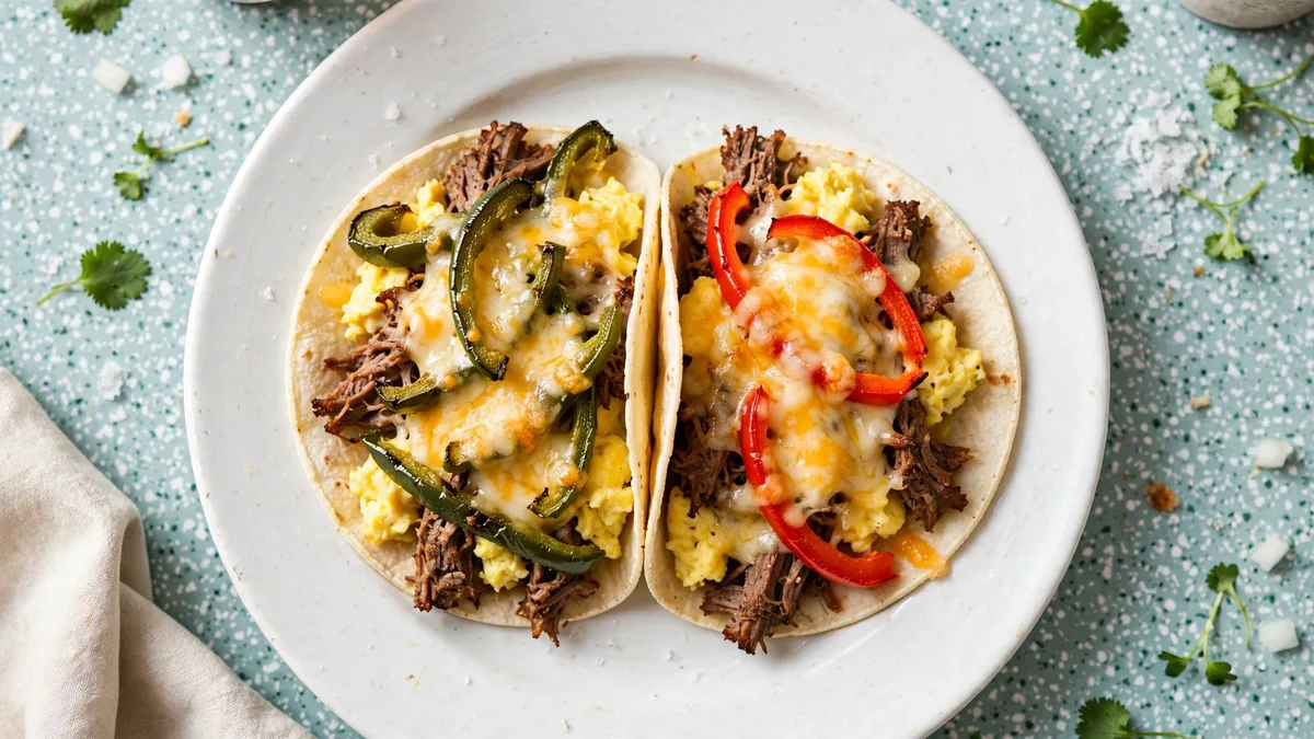 IHOP Spicy Shredded Beef Anytime Tacos