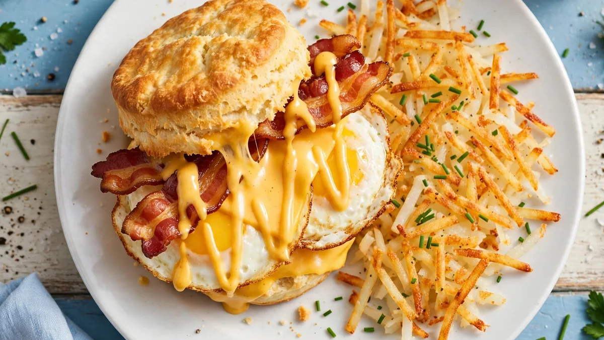 IHOP Breakfast Biscuit Sandwich