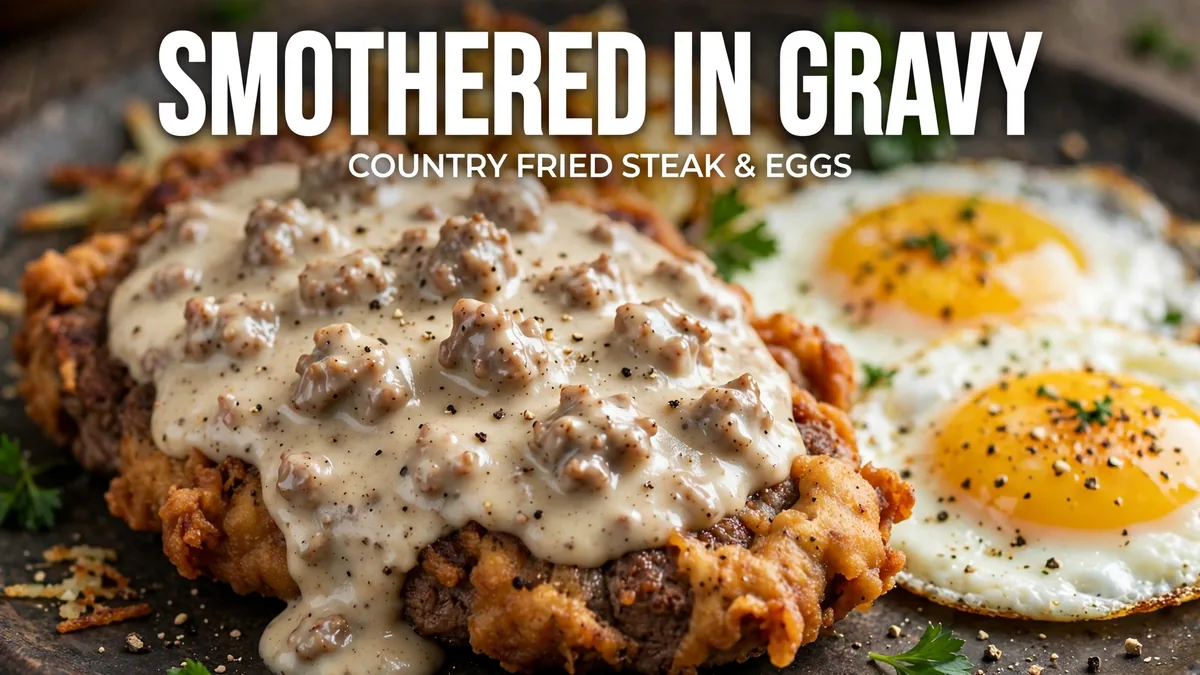 IHOP Country Fried Steak and Eggs