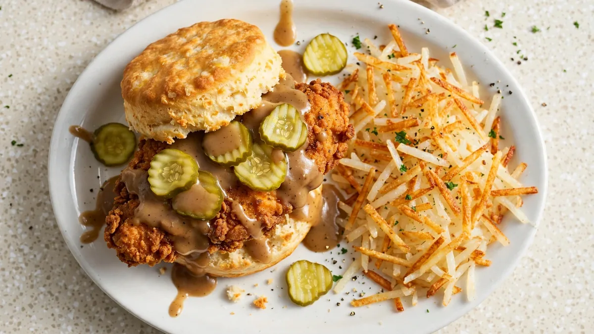 IHOP Chicken Biscuit Sandwich