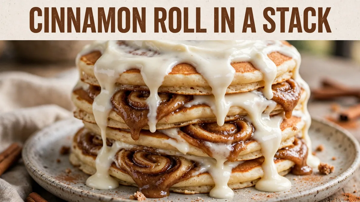 Cinn-A-Stack Pancakes swirl