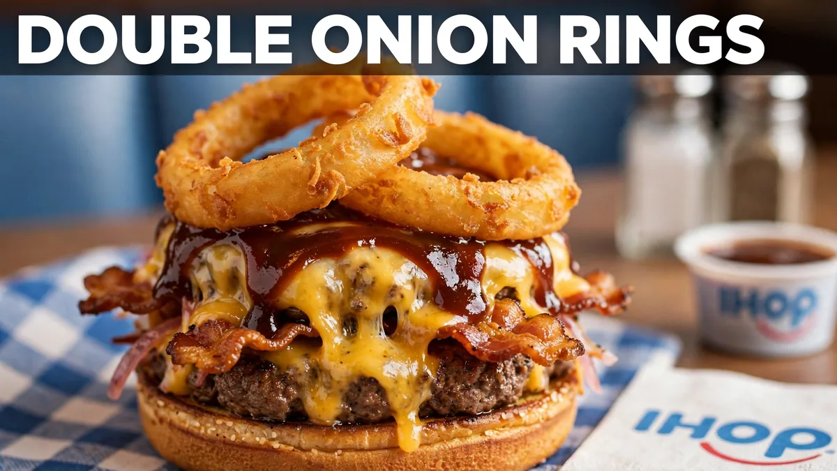 Cowboy BBQ Burger onion rings