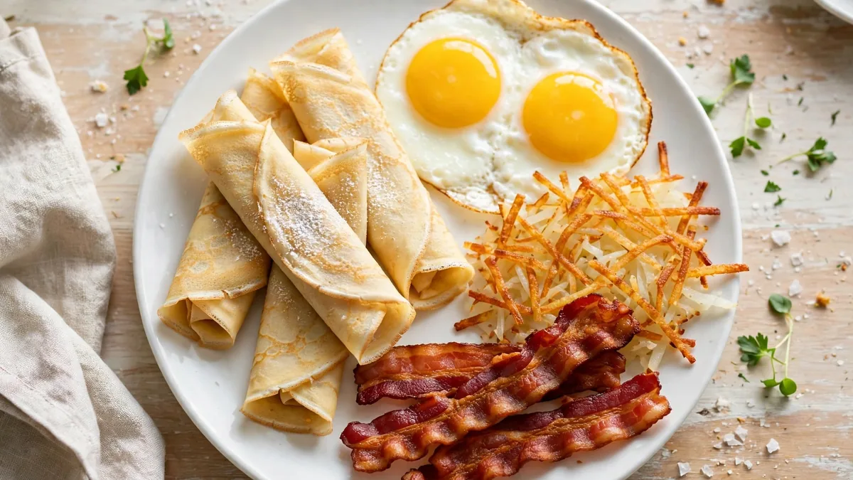 IHOP Crepe Combo