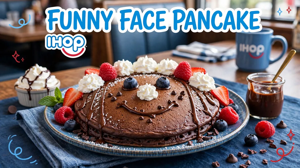 Funny Face Pancake plate