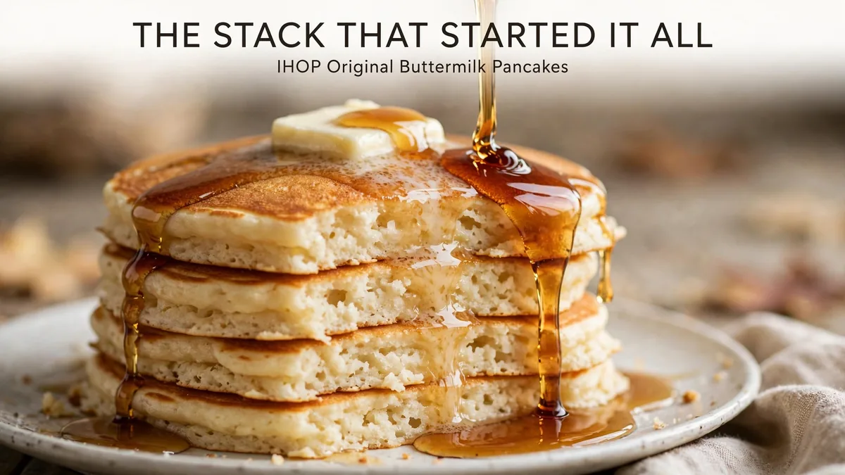 Original Buttermilk Pancakes stack