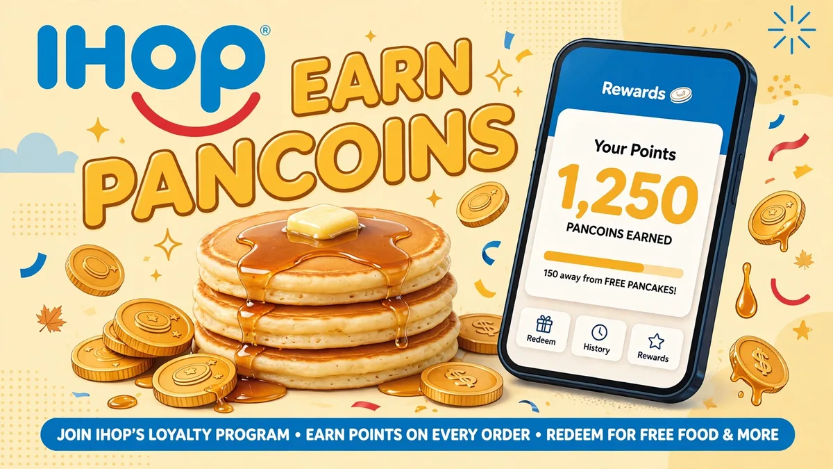 Earn PanCoins with IHOP Rewards