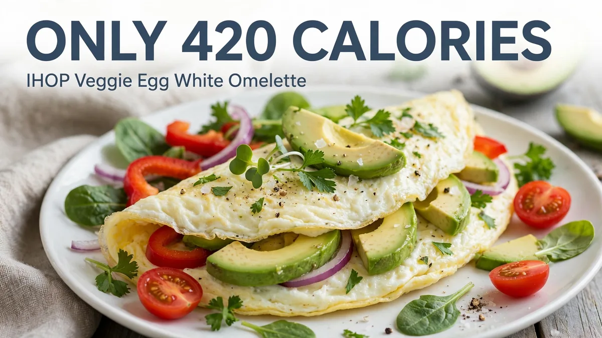 Veggie Egg White Omelette light