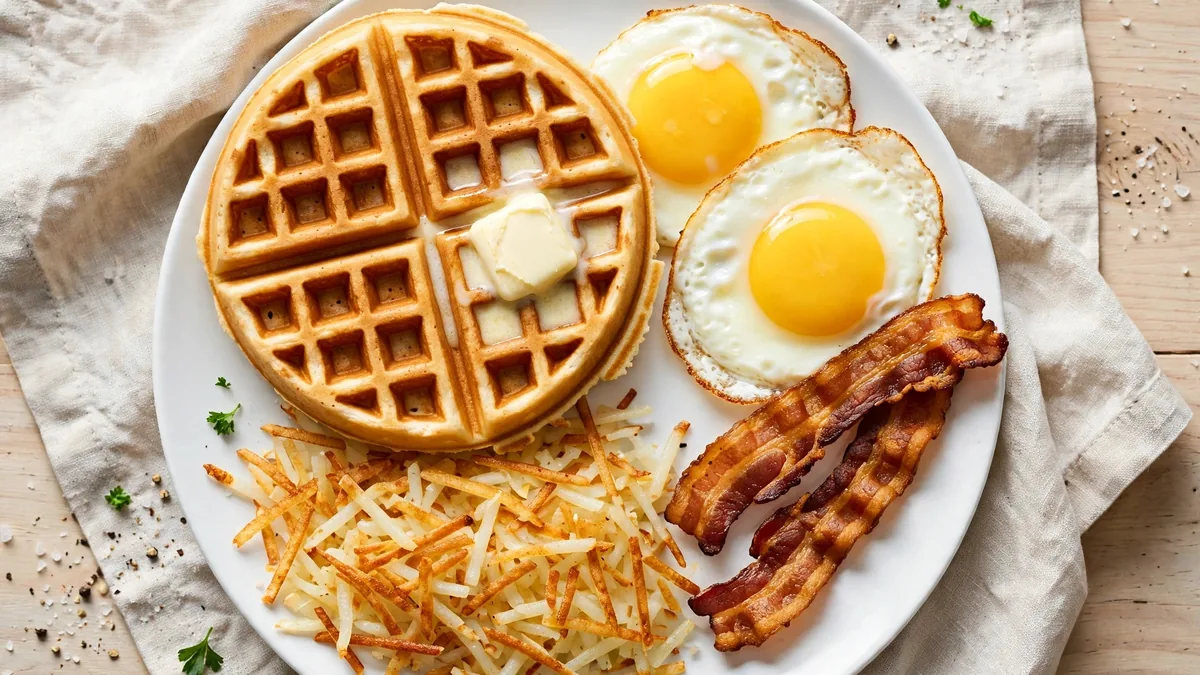 IHOP Waffle Combo